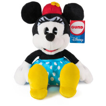 GUND Disney Offizielles Minnie Mouse-Klassiker-Plschtier, Mickey and Friends Deluxe-Sammler-Stofftier fr Kinder ab 1 Jahr, Schwarz/Wei, 14