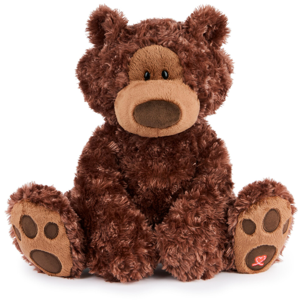 GUND Philbin Ours en peluche classique de qualit   sup  rieure pour les 1 an et plus Brun chocolat 18