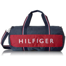 Tommy Hilfiger miesten Duffle Patriot Colorblock -matkalaukku, laivastonsininen, yksi koko US
