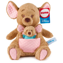 GUND Disney Offizielles Kanga und Roo Oh So Snuggly Plsch Winnie The Pooh Knguru und Baby-Kuscheltiere fr Kinder ab 1 Jahr, Braun, 12,5