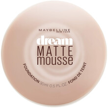 Maybelline Dream Matte Mousse Foundation, Crème Natuurlijk, Licht [5], 0.64 oz