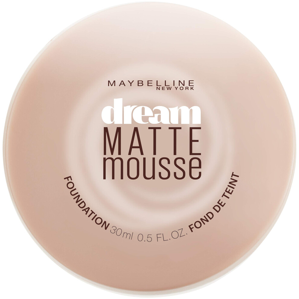 Maybelline New York Dream Matte Mousse Foundation  Creamy Natural  0.64 oz.