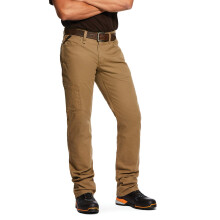 ARIAT Herrar Rebar M4 Low Rise DuraStretch Stackable Raka Benbyxor Fält Khaki