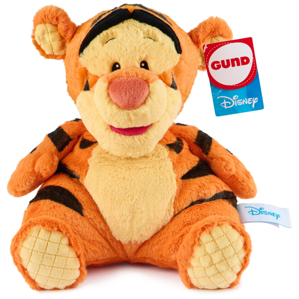 GUND Disney Officiel Tigrou Oh So Snuggly Peluche Winnie L'ourson Tigrou Tigre Peluche pour 1 an et plus Orange 12,5