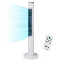 (White) GEEPAS 46inch Cooling TowerFan with Remote Control