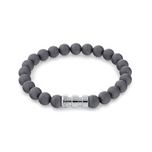 Calvin Klein smycken herrarmbandprla och stlmetallfrg: gr (modell: 35000105)