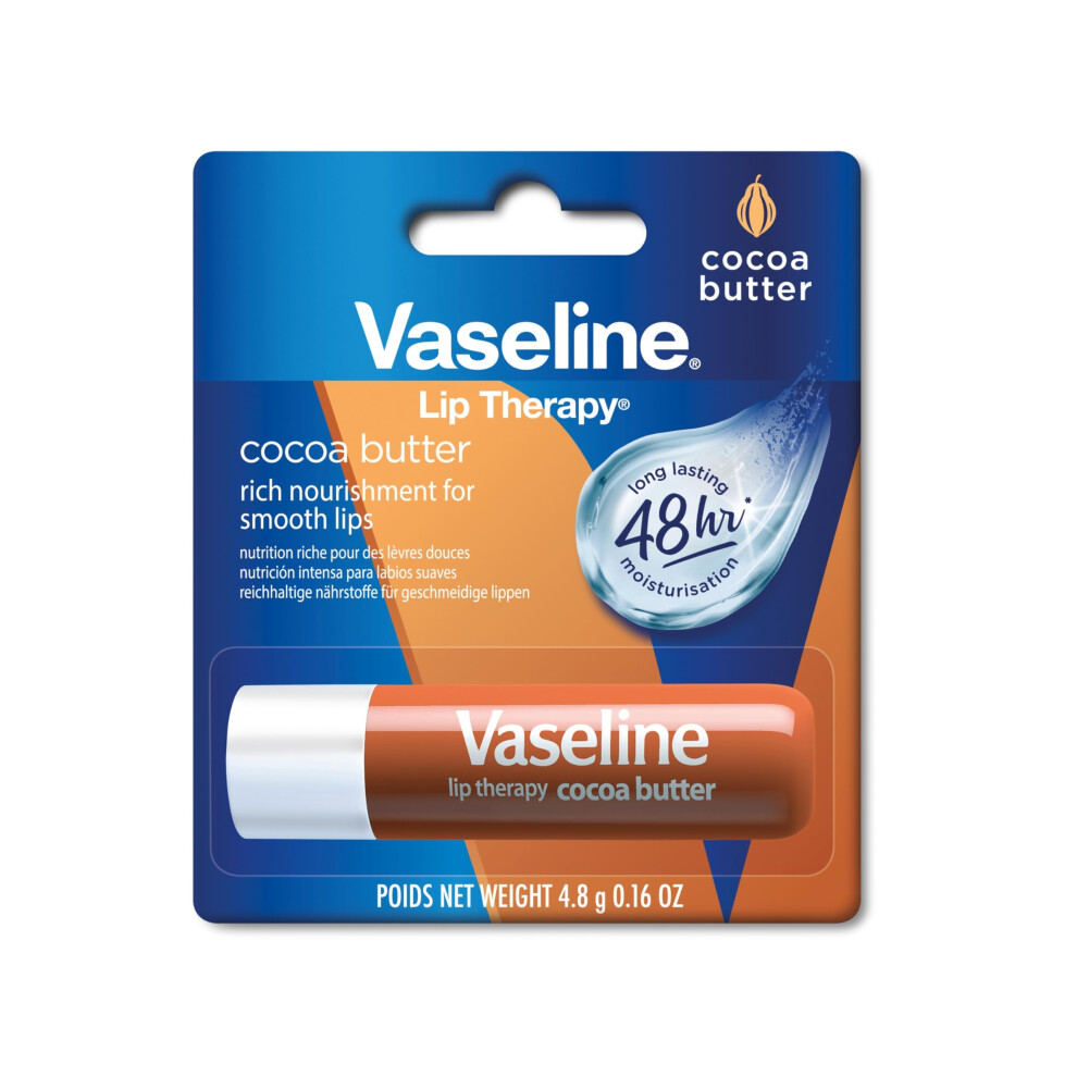 Vaseline Lip Therapy Cocoa Butter | Balsamo Labbra Colorato Con Burro Di Cacao E Karité (1 X 4.8G)-image