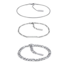 Calvin Klein Jewelry Women's Linked Chain Armband Frg: Silver (Modell: 35700003)
