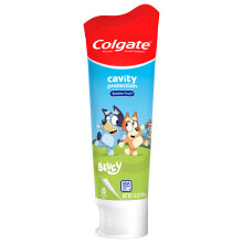 Dentifricio Colgate Kids con Fluoro Anticavit    Protezione carie Dentifricio per bambini dai 2 anni Bluey Mild Bubble Gusto Frutta 46 once