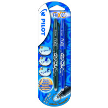 Pilot Frixion 07 mm Rollerball Pen - BlueBlack (Pack of 2) 224200213