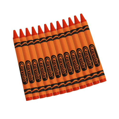 Crayola Crayola Crayons Crayon Orange Creyon Recar