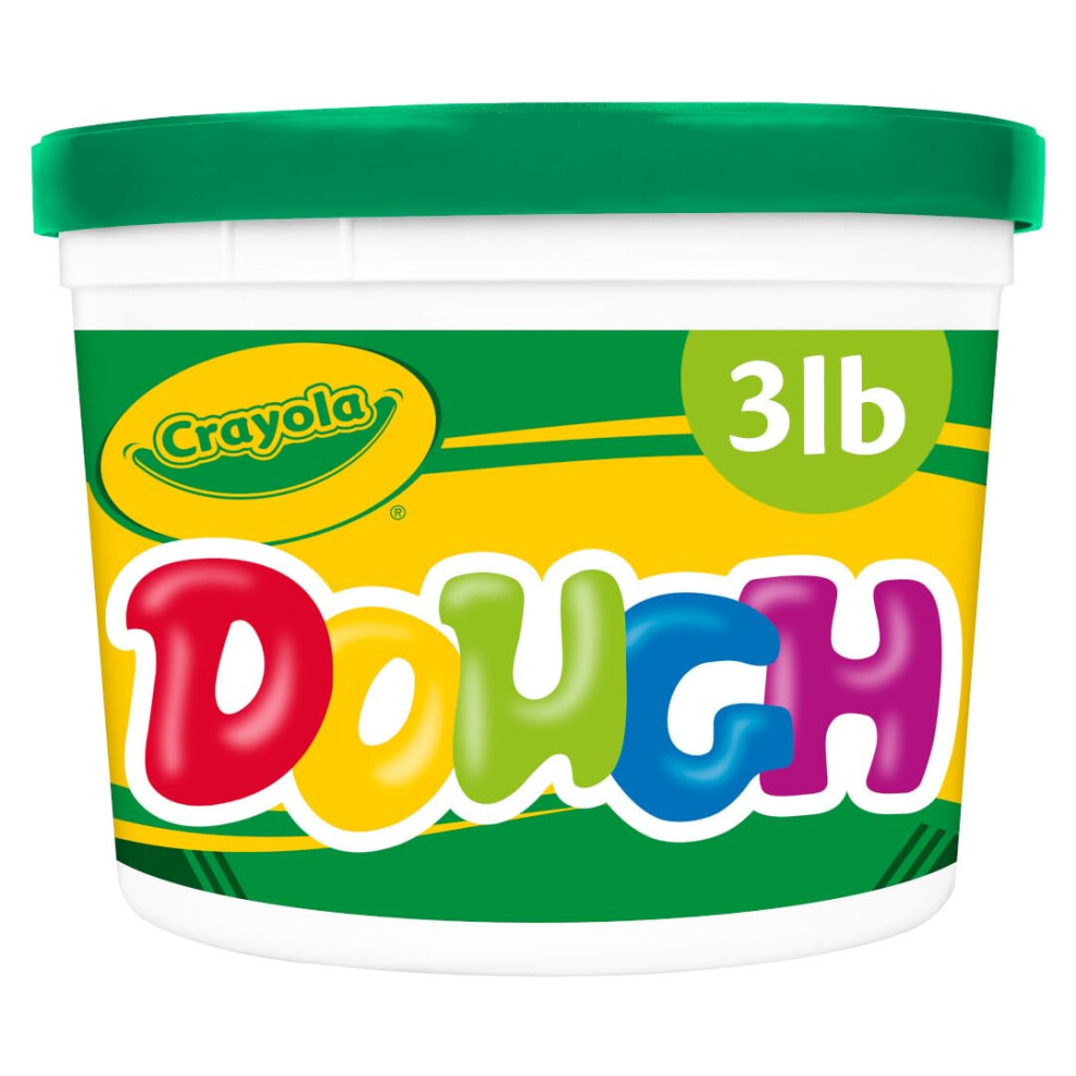 Crayola Modeling Dough  Green  Bulk Classroom & Art Supplies for Kids  3lb  Resealable Bucket