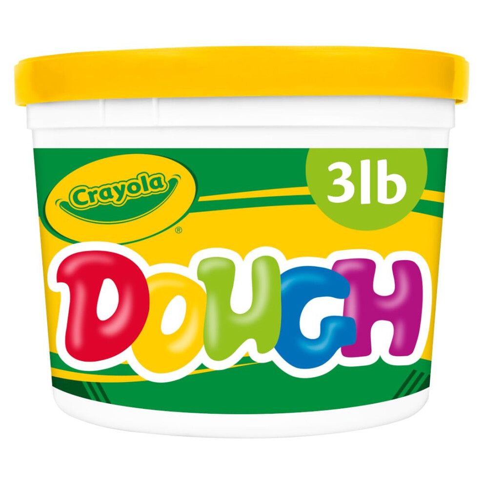 Crayola Dough - Yellow (3lb)  Bulk Modeling Dough for Kids  Clay Alternative  Resealable Tub  Ages 3+  Great for Kids Arts & Crafts