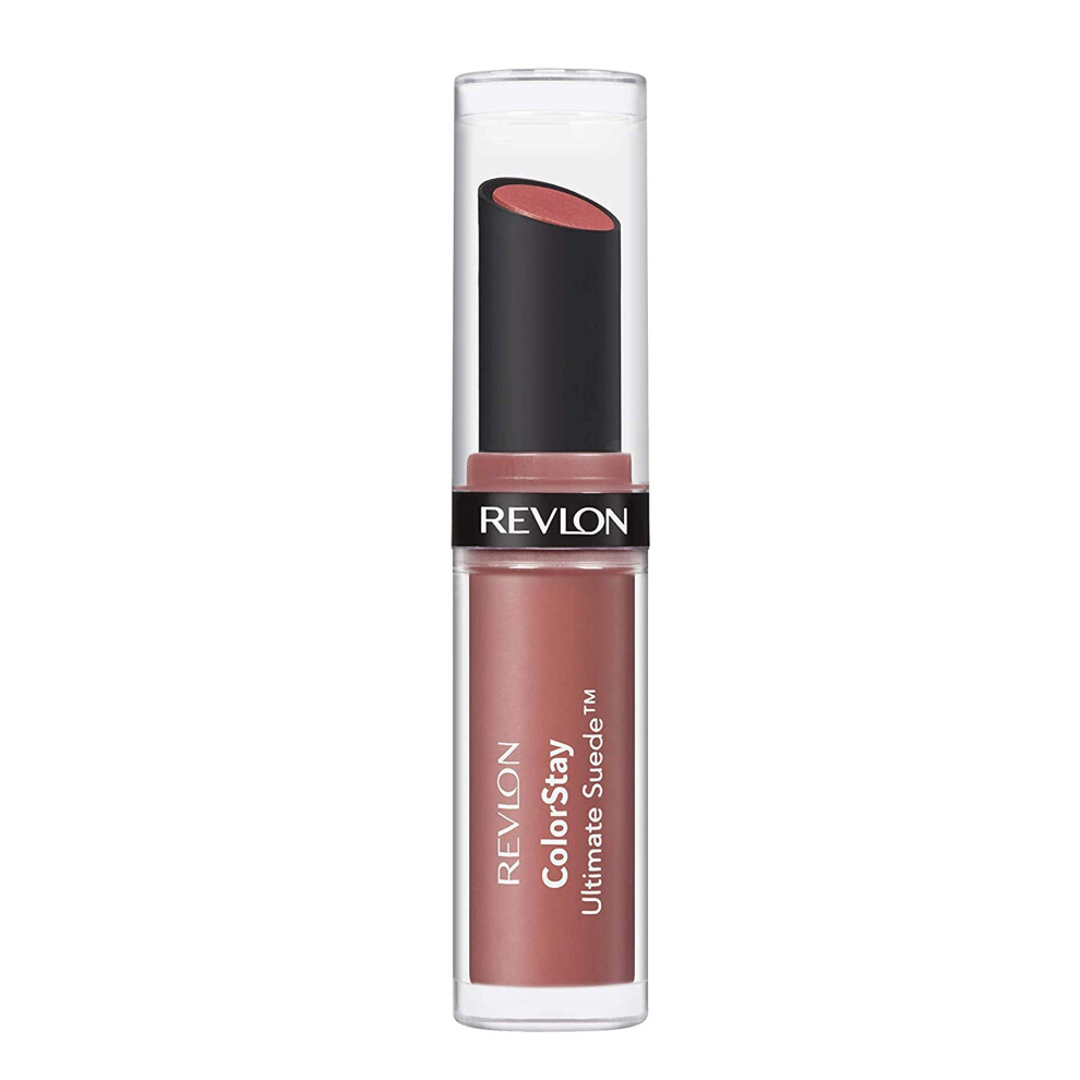 REVLON Lipstick  ColorStay Ultimate Suede Lipstick  High Impact Lip color with Moisturizing Creamy Formula  Infused with Vitamin E  055 Iconic  0.09 O