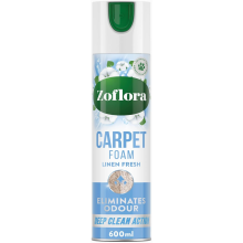 Zoflora Linen Fresh Carpet Freshener & Care Foam, Carpet Cleaner,Stain Remover Foam for Carpets and Upholstery, Neutral