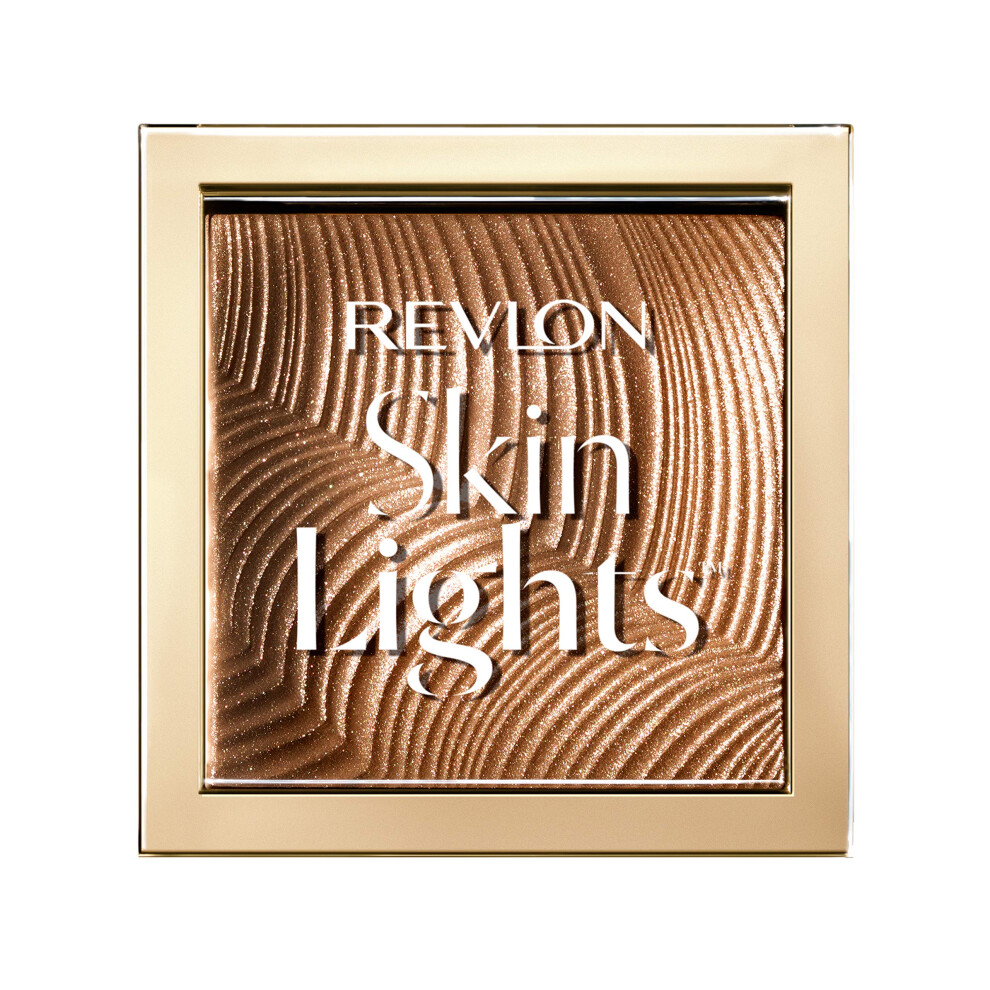 Revlon Skinlights Prismatic Powder Bronzer  Translucent-to-Buildable Coverage  120 Gilded Glimmer  0.31 oz (Pack of 1)