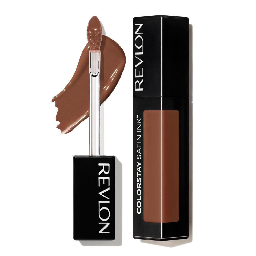 Revlon Liquid Lipstick  Lip Makeup  ColorStay Satin Ink  Longwear Rich Lip Colors  Formulated with Black Currant Seed Oil  003 In So Deep  0.17 Fl Oz