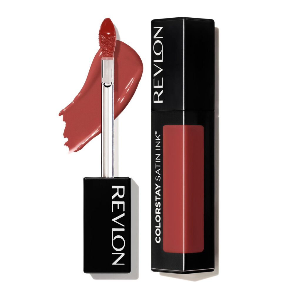 Revlon Liquid Lipstick  Face Makeup  ColorStay Satin Ink  Longwear Rich Lip Colors  Formulated with Black Currant Seed Oil  013 Holy Pumpkin  0.17 Fl