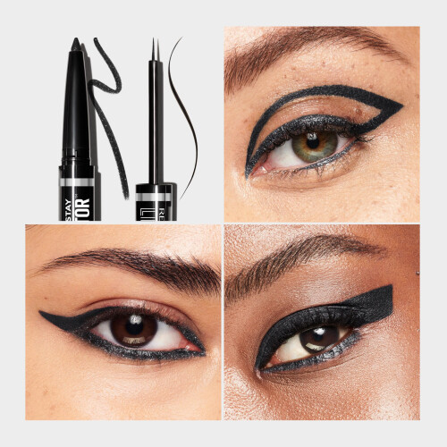 Revlon Revlon Υγρό Μάσκαρα & Μολύβι Smoky Kohl, Χρώμα Stay Line Creator, Αδιάβροχο, Μαύρο, 0.004 oz 1