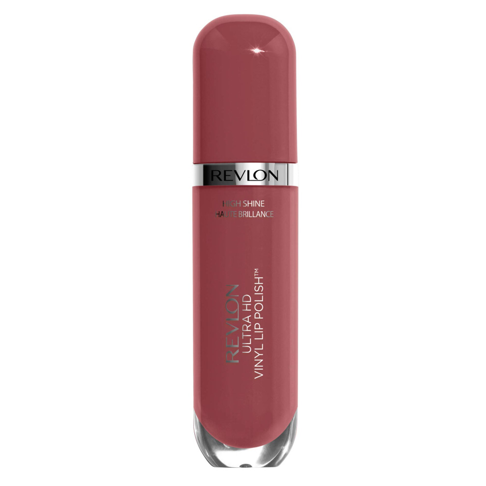 Revlon Ultra HD Vinyl Lip Polish  Liquid Lipstick  Date Night  Light Brown Gloss