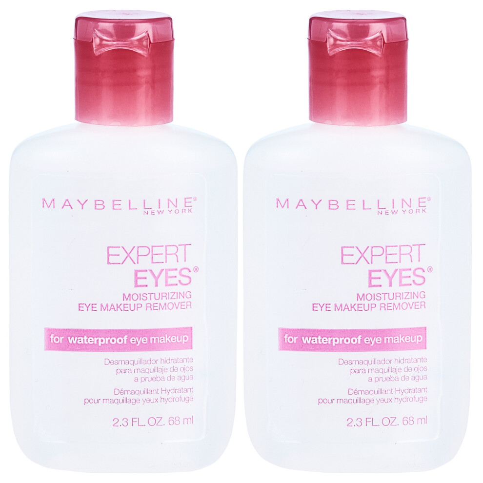 Maybelline New York Expert Eyes Moisturizing Eye Makeup Remover  2 Count