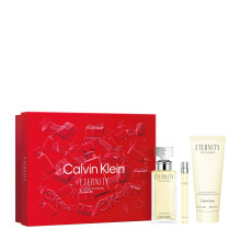 Calvin Klein Eternity for Women 3-Piece Fragrance Holiday Gift Set (3.3 FL Oz + 3.3 Fl Oz .33 Fl Oz)