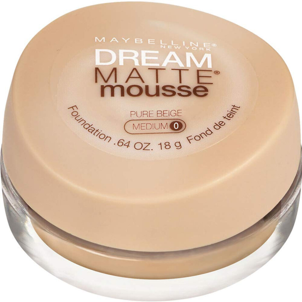 Maybelline Dream Matte Mousse Foundation  Light Beige [0]  0.64 oz