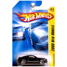 Hot Wheels 2008 001 Nuevos modelos 2007 '07 Shelby GT-500 Negro GT 500 2008 1 Escala 1:64