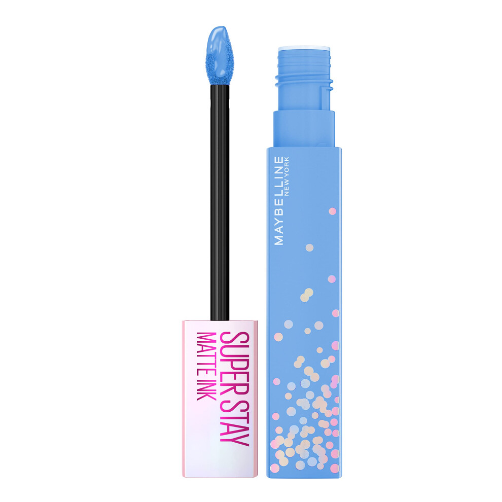 MAYBELLINE New York Super Stay Matte Ink Liquid Lipstick  Transfer-Proof  Long-Lasting  Limited-Edition Birthday-Cake-Scented Shades  Birthday Babe  0