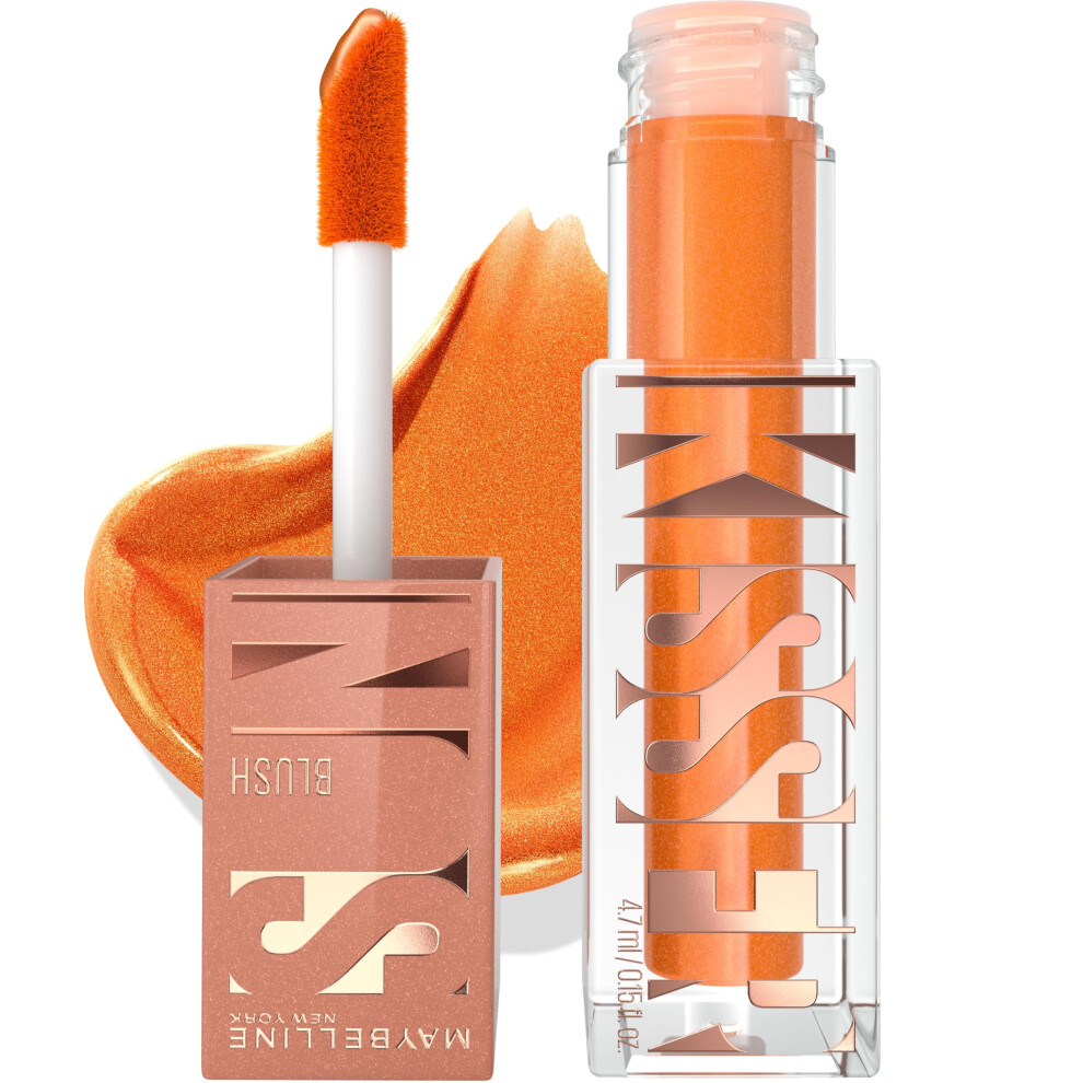 Maybelline Sunkisser Multi-Use Liquid Blush and Bronzer  Blendable  Longwear  Glowy Make Up  Rooftop Views  1 Count