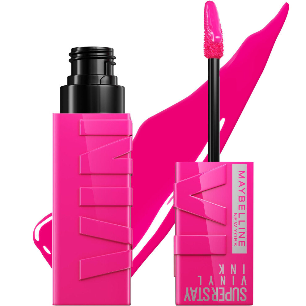 MAYBELLINE Super Stay Vinyl Ink Longwear No-Budge Liquid Lipcolor Make Up  Highly Pigmented Color and Instant Shine  Striking  1 Count