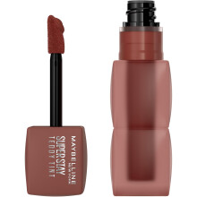 MAYBELLINE Super Stay Teddy Lip Tint L   piz labial mate de larga duraci   n hasta 12 horas M   scara de pesta   as Tear 1 unidad