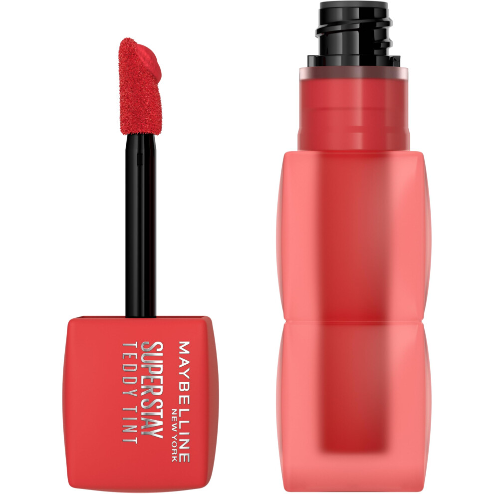 MAYBELLINE Super Stay Teddy Lip Tint  Long Lasting Matte Lipstick For Up To 12HR Wear  Coquettish  1 Count