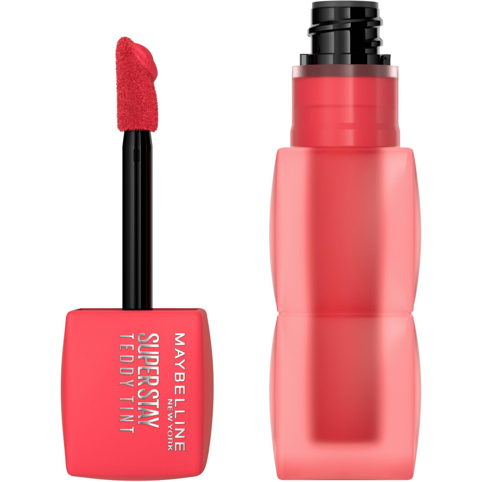 MAYBELLINE Super Stay Teddy Lip Tint  Long Lasting Matte Lipstick For Up To 12HR Wear  July Forever  1 Count