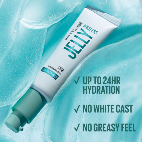 Maybelline Maybelline Poreless Jelly Primer ???dat??? Makeup Primer    e 2% ??as??a   ?d? ??a ??? ?a? 24 ??e? d????e?a    a?????? Clear 1 Count 2