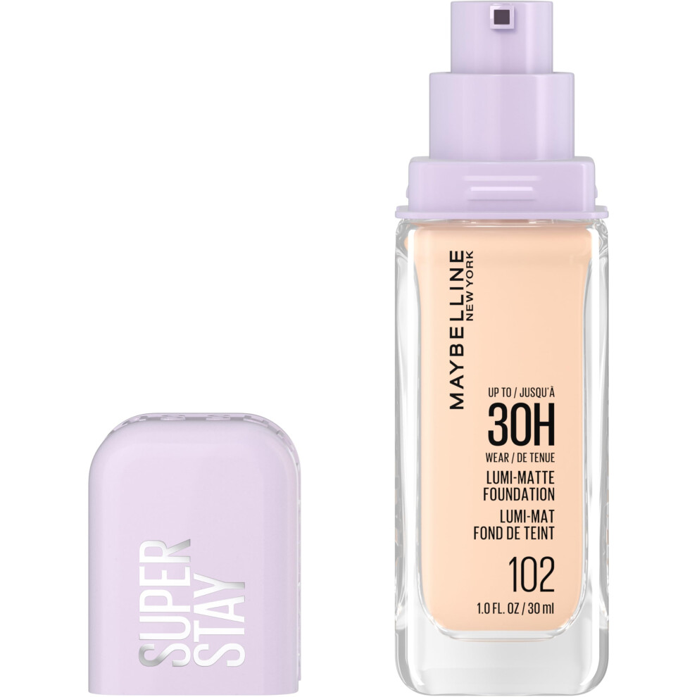 Photos - Foundation & Concealer Maybelline Super Stay Lumi-Matte Foundation Lightweight and Buildable Full Coverage Foundation Makeup For Up To 30HR Wear 10