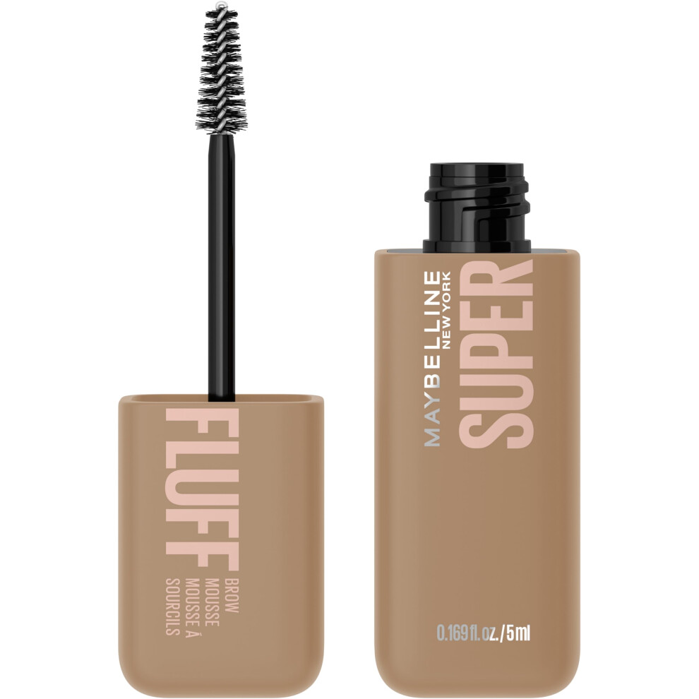 Maybelline Superfluff Volumizing Brow Mousse  All Day Tinted Brow Gel For Soft Full Brows  Blonde  1 Count