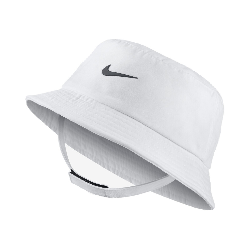 Nike Dry Infant/Toddler Girls' Bucket Hat (White (001) / Black/White  12-24 Months)