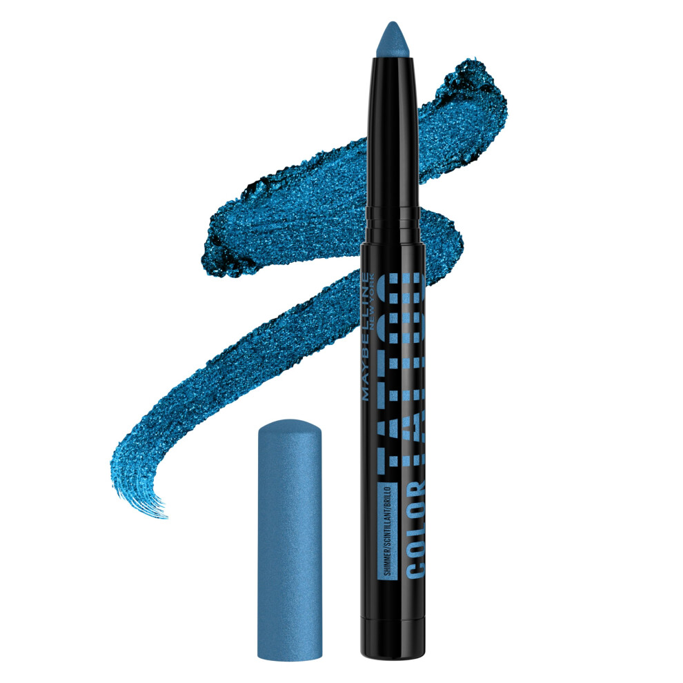 Photos - Eyeshadow Maybelline Color Tattoo Longwear Multi-Use Eye Shadow Stix, All-In-One Eye Makeup for Up to 24HR Wear, I am Extravagant (Blu 