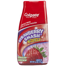 Colgate Fluorid-Zahnpasta Strawberry Smash Fl ssiggel 4,60 oz (1er-Pack)