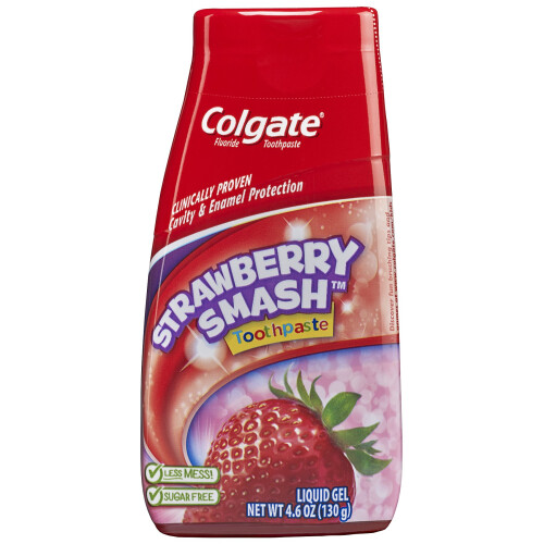 Colgate Colgate Fluoride Tooth Paste Strawberry Smash Liquid Gel 4,60 oz (1 balen)
