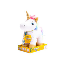 CRAYOLA - Colour Me Plush Colouring Toy with 3 Felt-tip Pens Unicorn Subject Creative Activity and Gift for Children Ages 3 and up 4026316