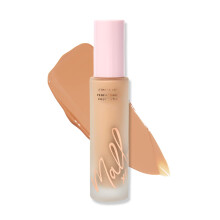 Mally Beauty Stress Less Performance Foundation - Medium - Buildable Medium to Full Coverage - Lightweight Foundation Liquid - Niacinamide Brightens a