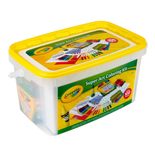 Crayola Crayola Super Art Coloring Kit (100+ Τμχ), Σετ Τέχνης & Χειροτεχνίας για Παιδιά 2