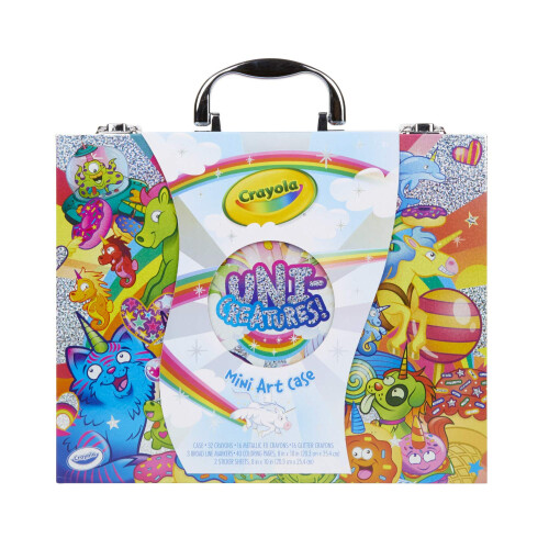 Crayola Σετ Μινι Τέχνης Crayola με UniCreatures, Καλλιτεχνικό Σετ για Παιδιά, 100+ Τεμάχια, Ηλικίες 3-7