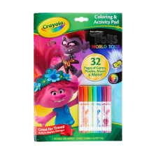 Crayola Trolls World Tour -v ritys- ja aktiviteettilehti , 32 v rityssivua ja 7 minipest v tussia. Tussit. Trolls 2 -lahja lapsille 3+ vuotta.
