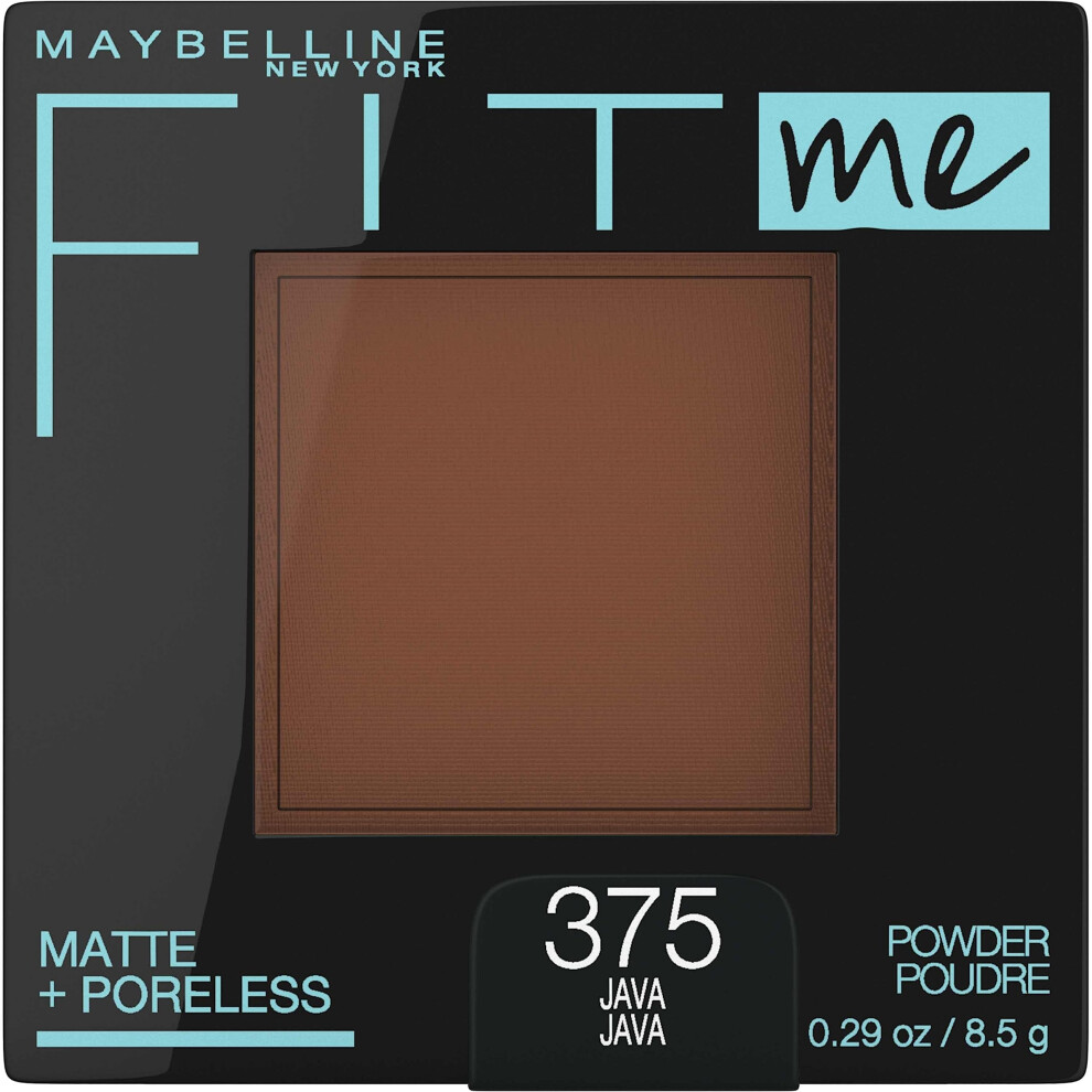Maybelline Fit Me Matte + Poreless Pressed Face Powder Makeup & Setting Powder  Java  1 Count