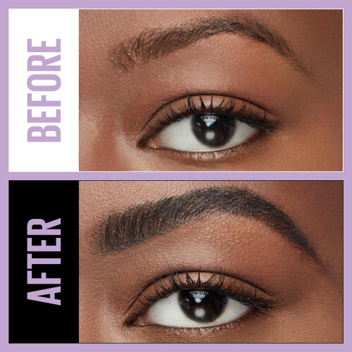 Maybelline Maybelline Express Brow Ultra Slim Μολύβι Φρυδιών, Μολύβι με Ακρίβεια και Βούρτσα, Μαύρο, 1 Τεμάχιο 1