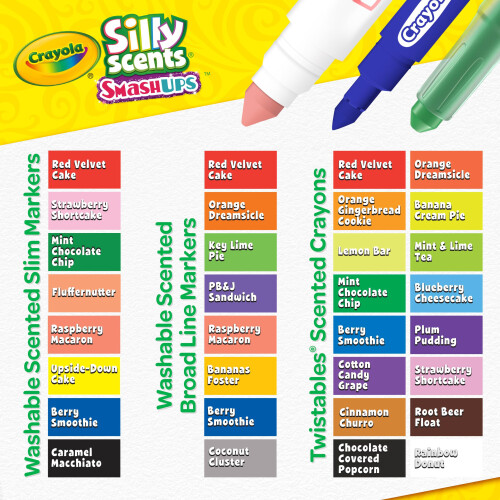 Crayola Σετ ζωγραφικής Crayola Silly Scents Mini Inspiration Art Case Δώρο για παιδιά ηλικίας 4+ ετών 1