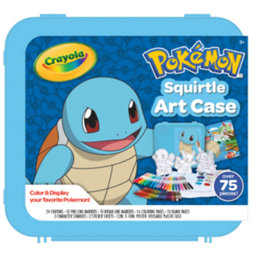 Crayola Crayola Pokémon Squirtle Σετ Τέχνης (71+ τμχ), Σετ Ζωγραφικής για Παιδιά, Δώρα Pokémon